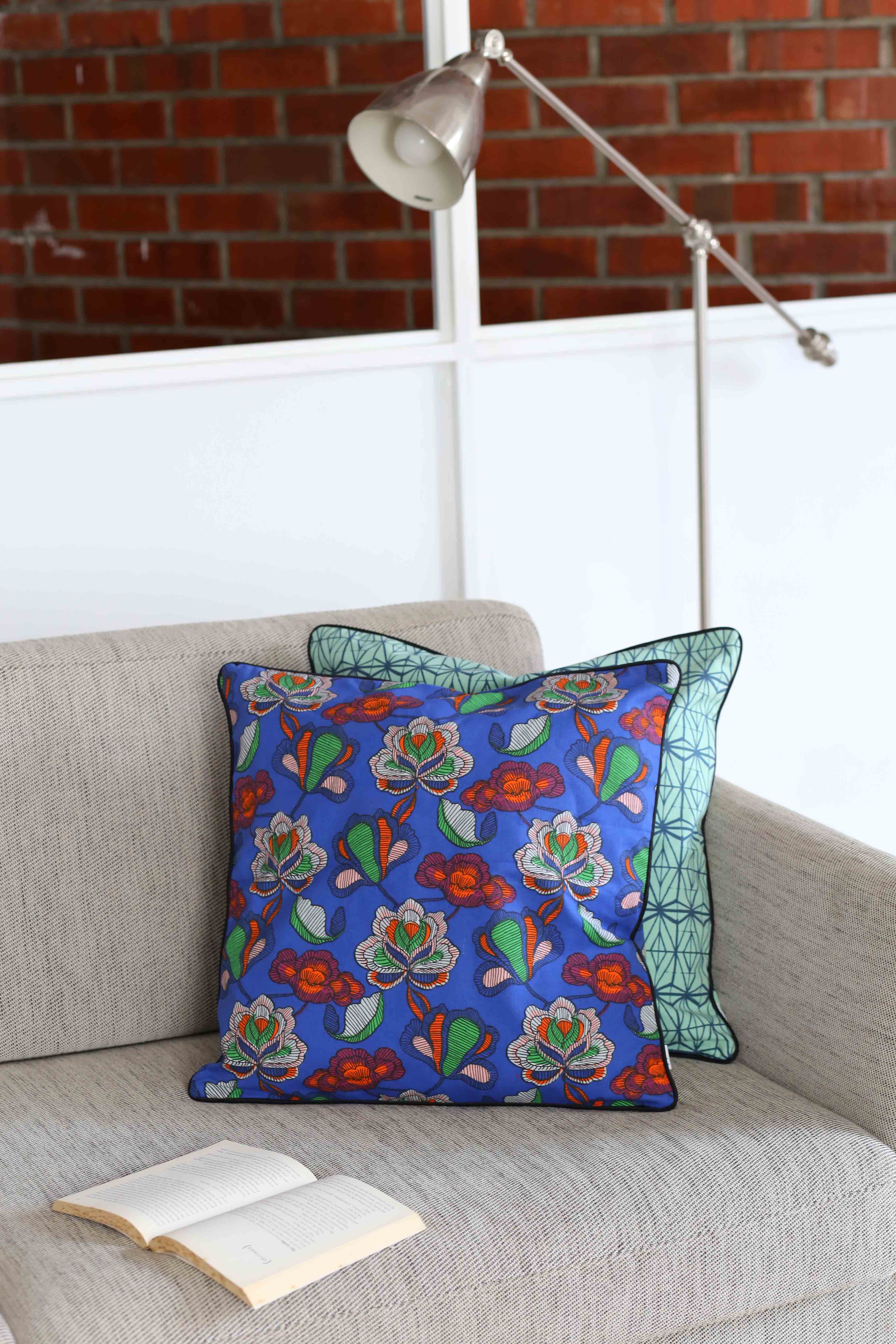 Nala Pillow Case - Kaya Magnolia Blue