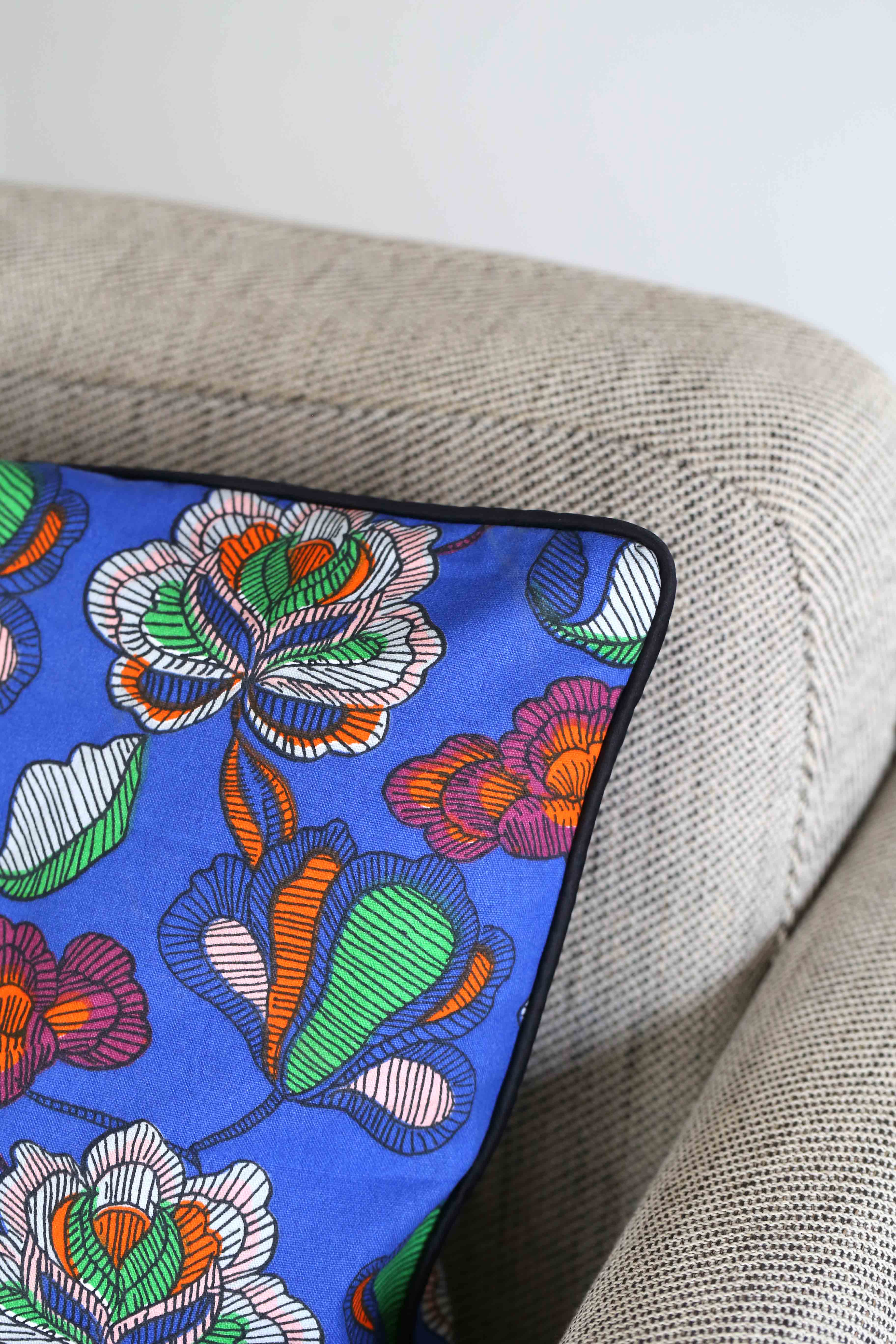 Nala Pillow Case - Kaya Magnolia Blue