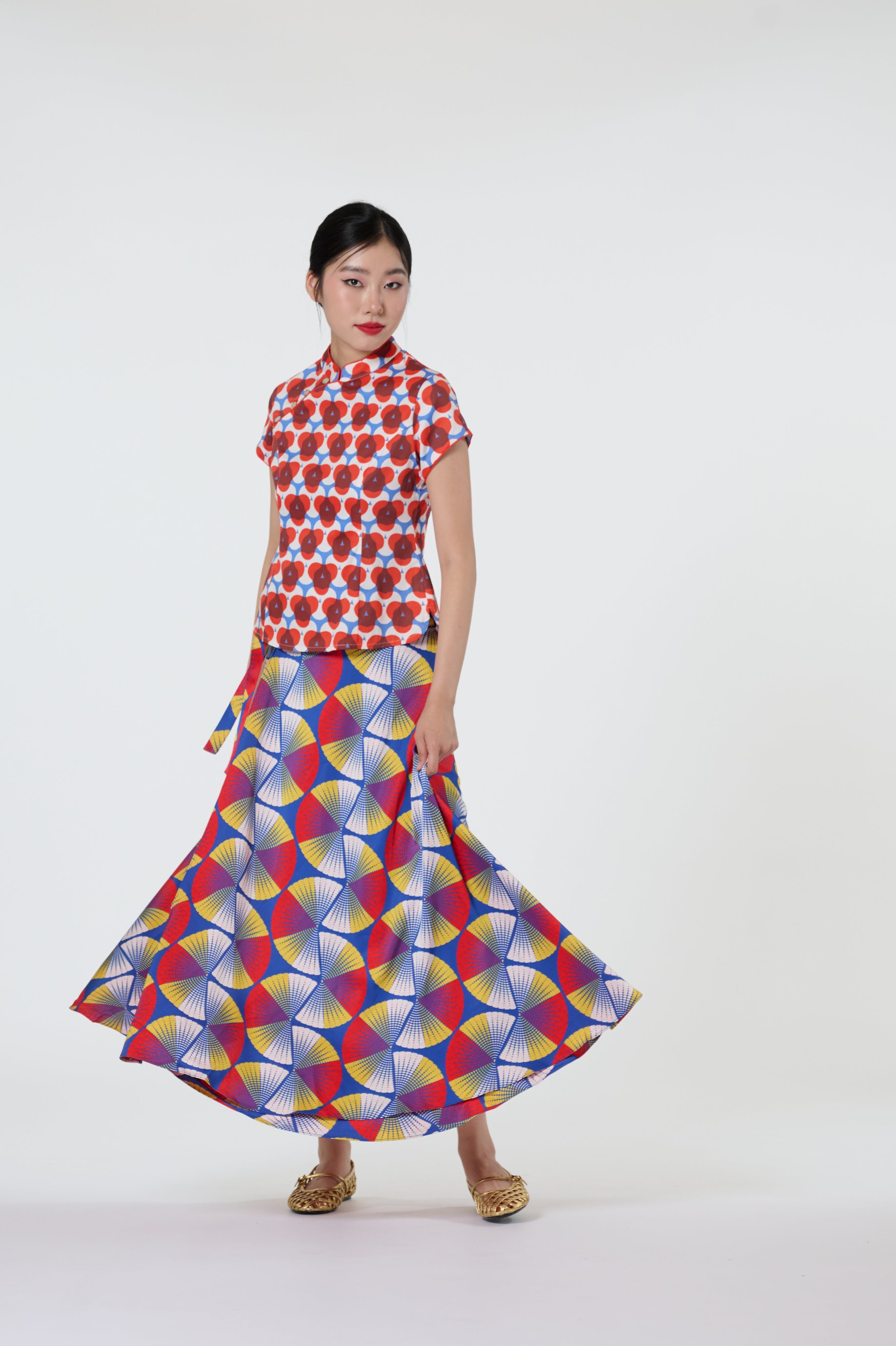 Chinese Top - Love On Top Red