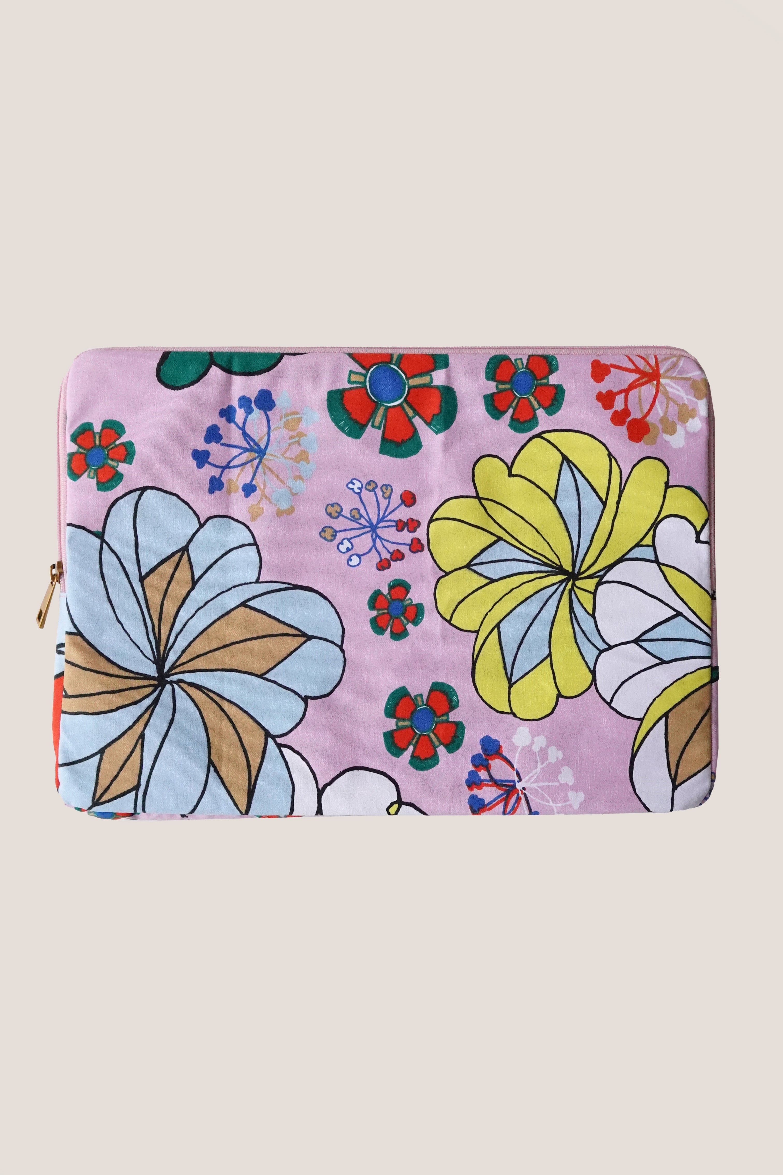 Laptop Bag Bunga Raya Pink (Large)