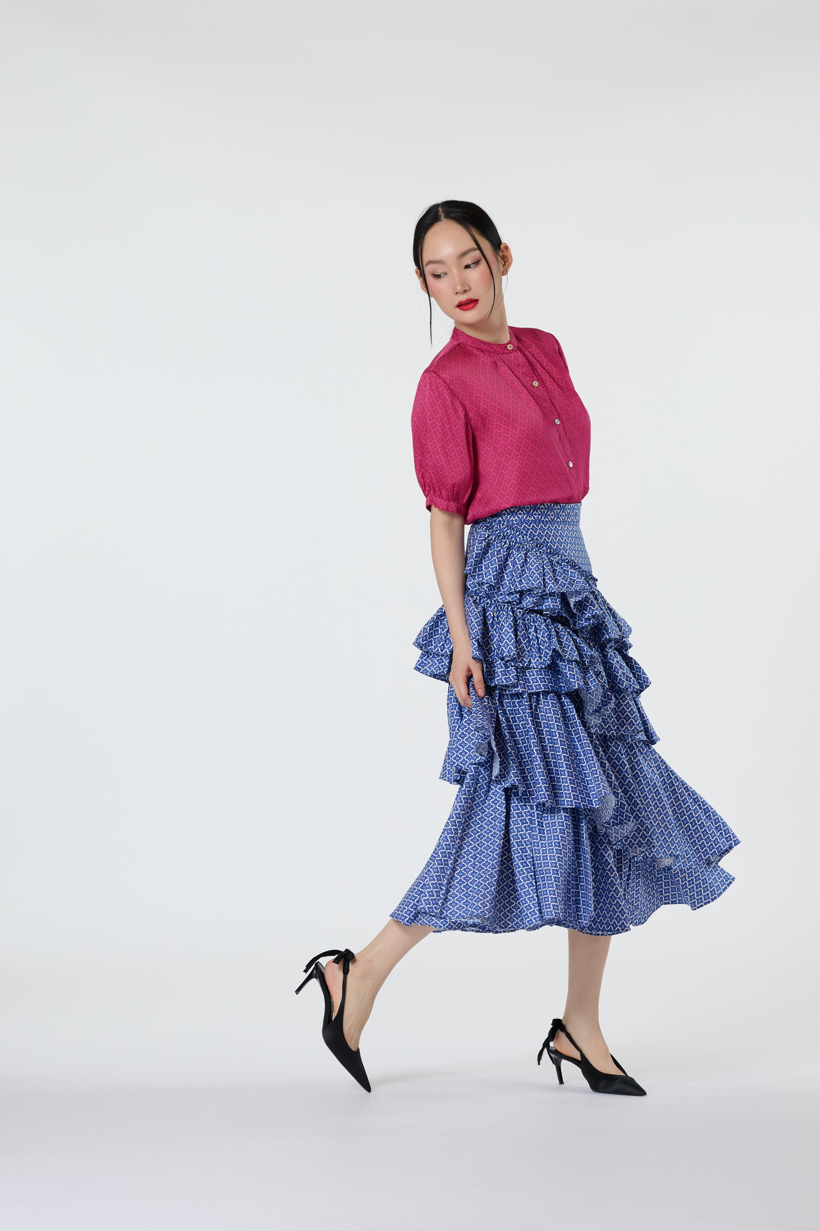Barcelona Skirt - Sharp In Style Blue