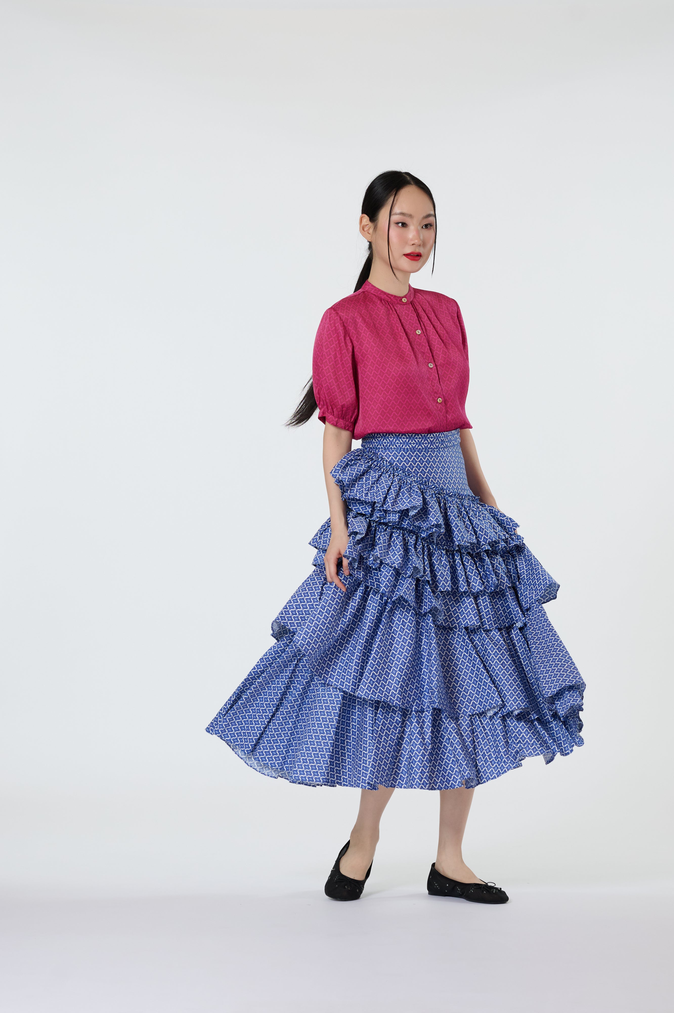Barcelona Skirt - Sharp In Style Blue
