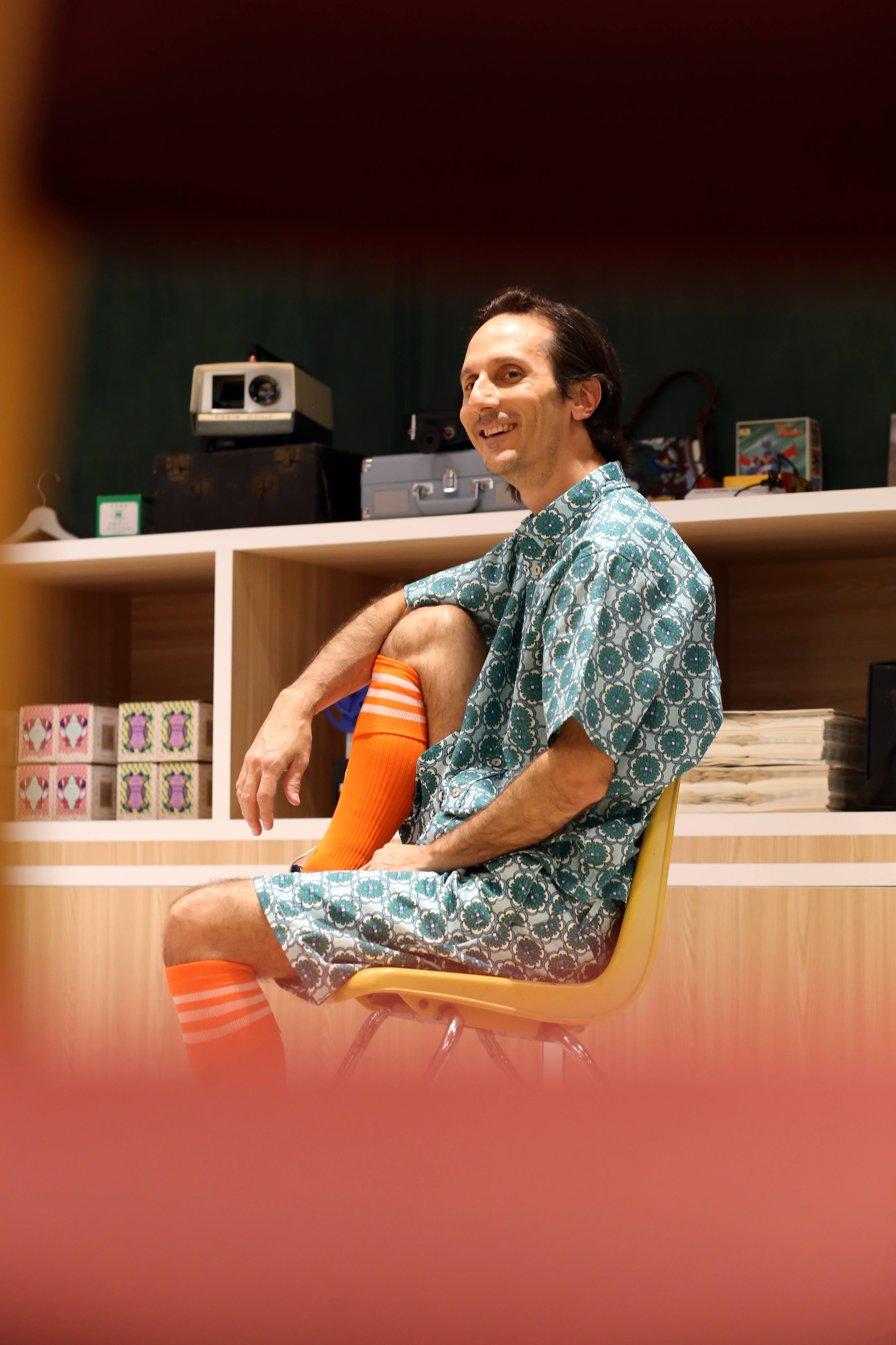 Men's Shorts - Paper Petals Celadon