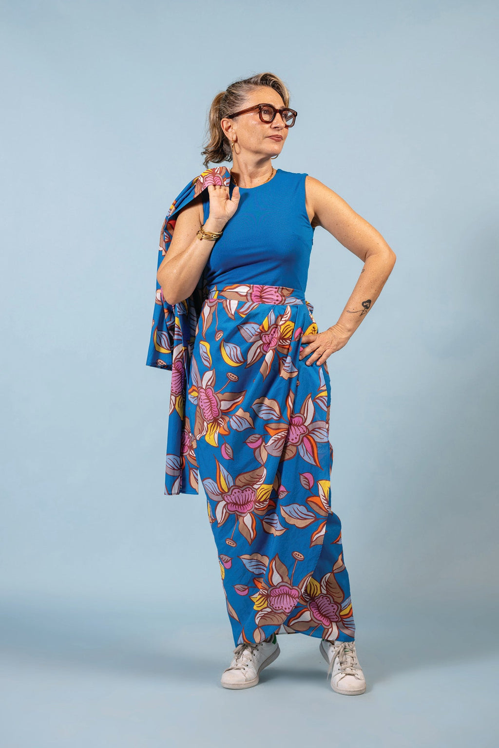 Kimono Kebaya - Oolong Blue (Top only)