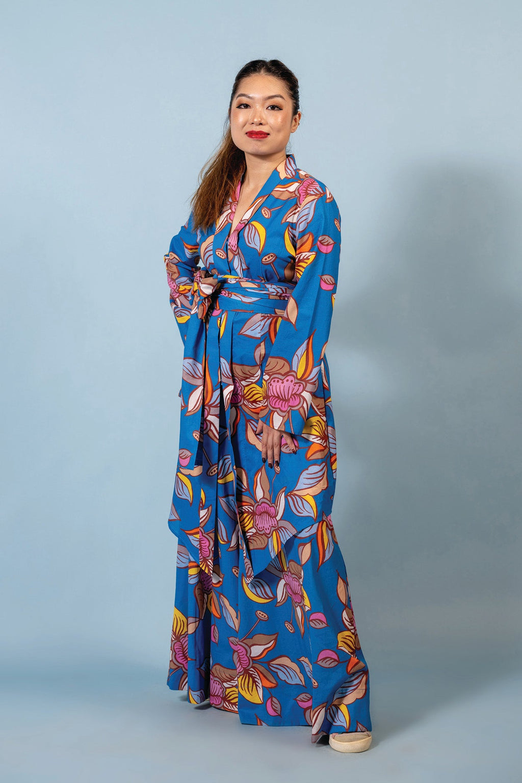Who’s Wearing The Kebarung - Oolong Blue  (Top only)