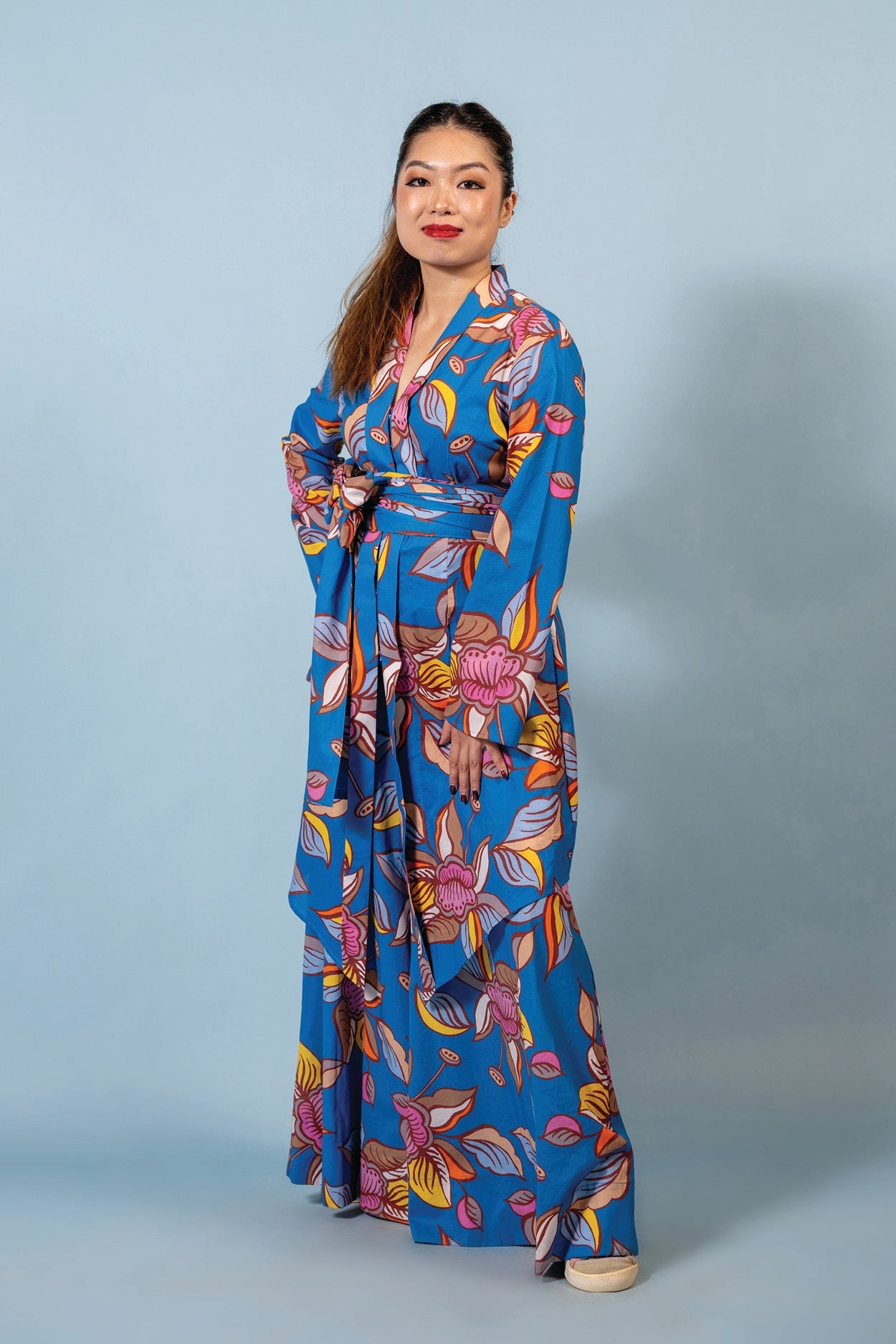 Who’s Wearing The Kebarung - Oolong Blue  (Top only)
