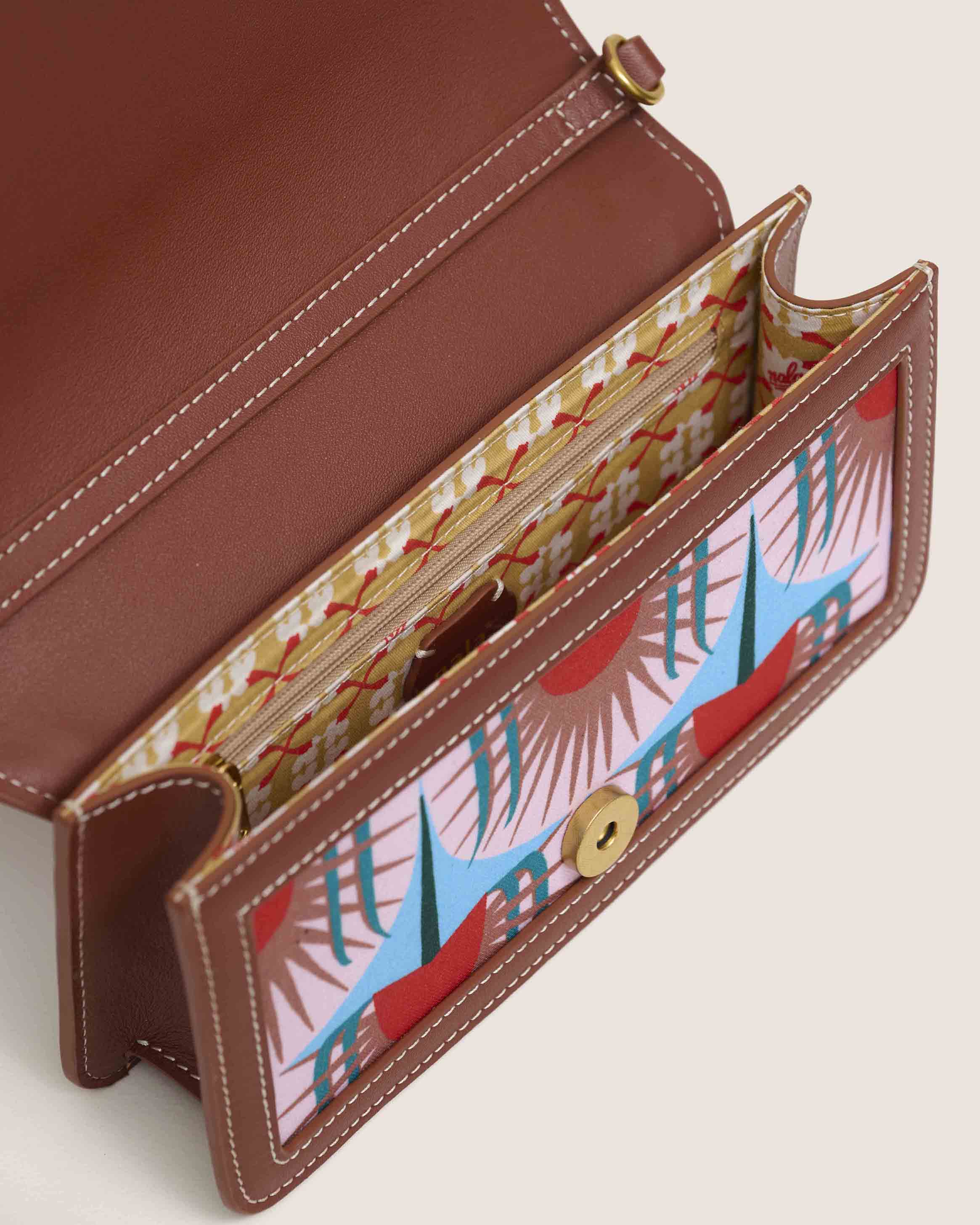 Bella Bag (Leather) - Palm Patio