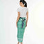 Reversible Sarong - Sila Duduk Green