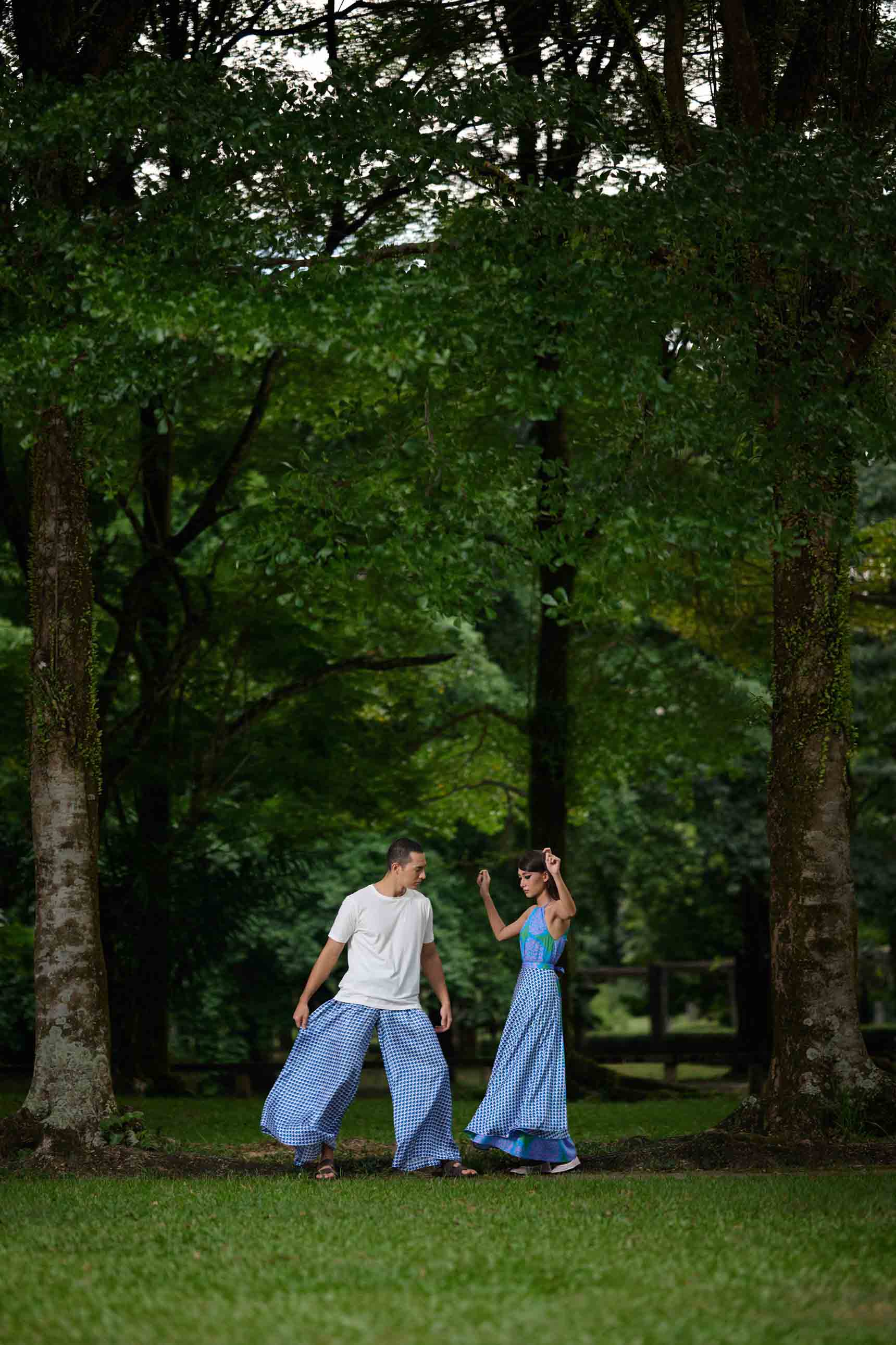 Flair Pants - Mandi Blue