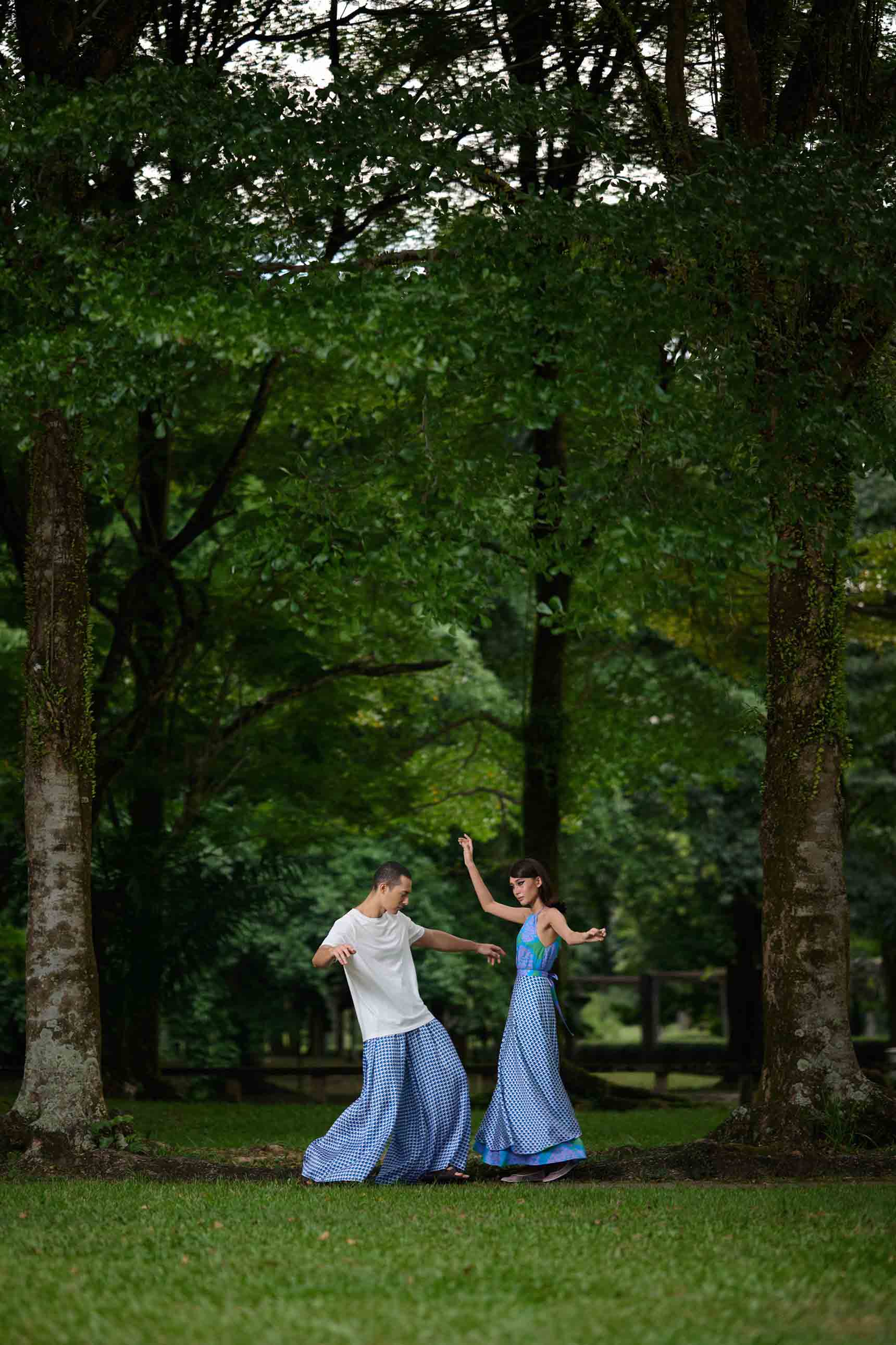 Flair Pants - Mandi Blue