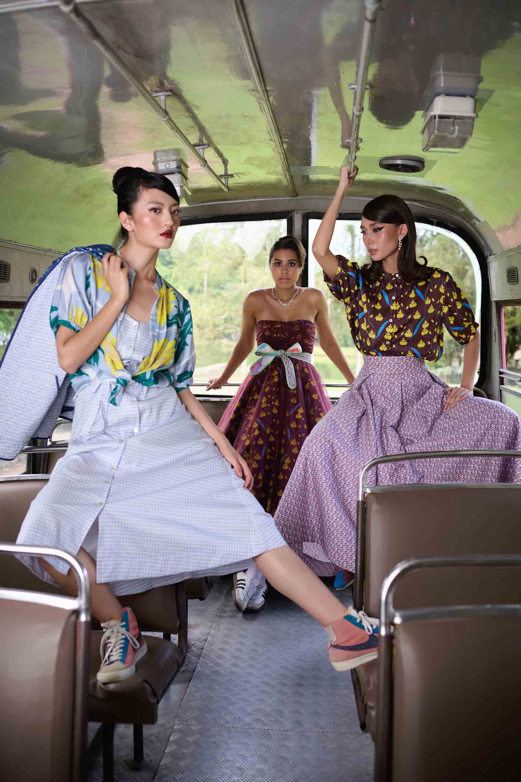 Zuzu Dress - Sila Duduk Blue
