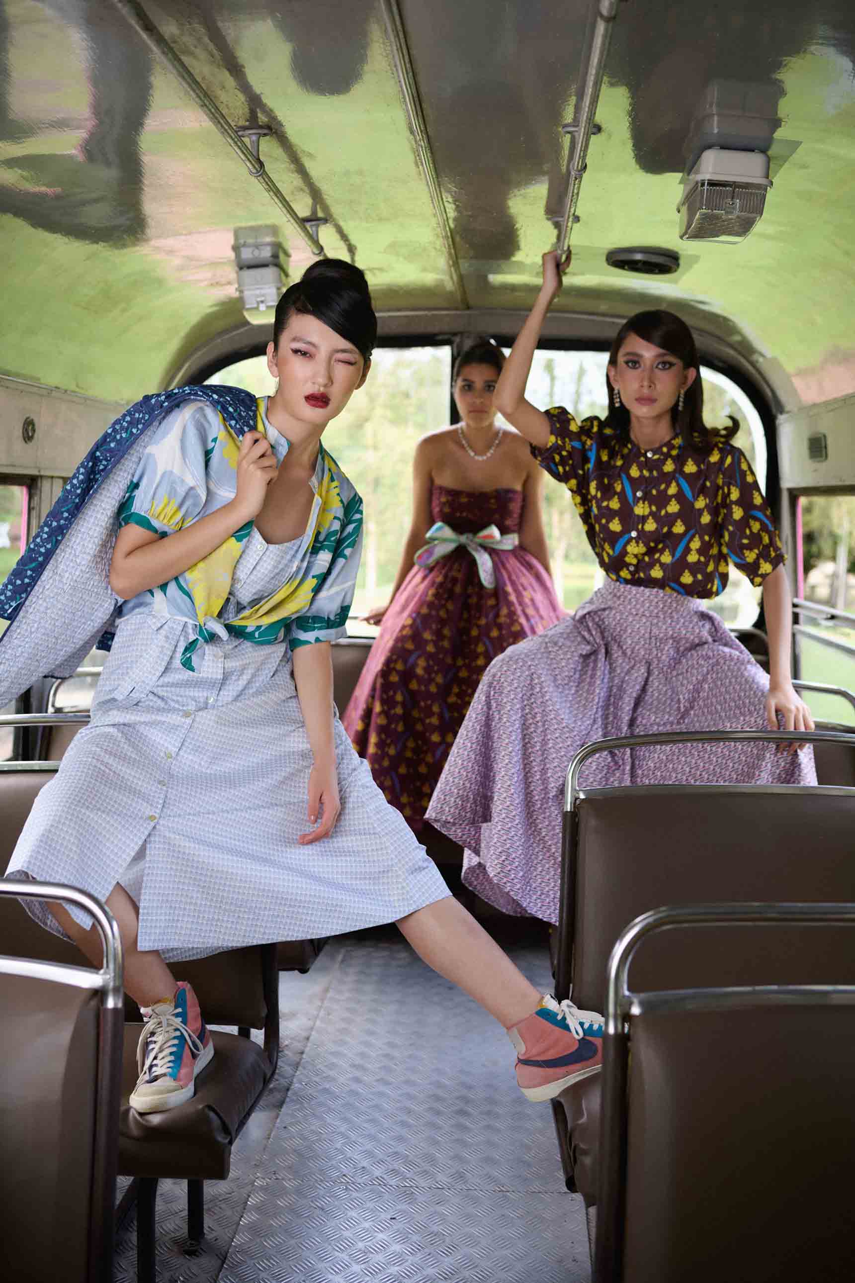 Zuzu Dress - Sila Duduk Blue