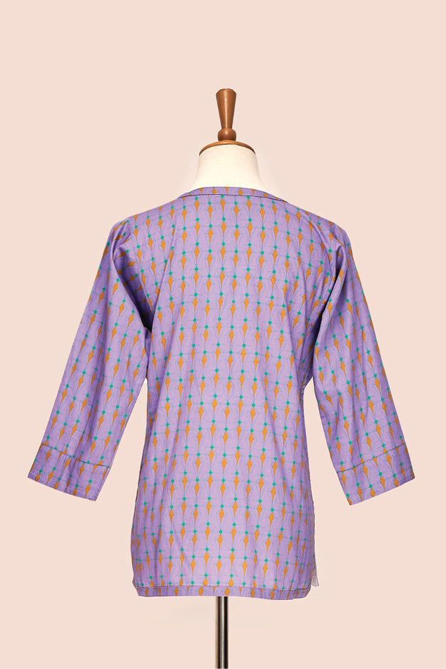 Delhi Top - Love For Lattice II Lavender