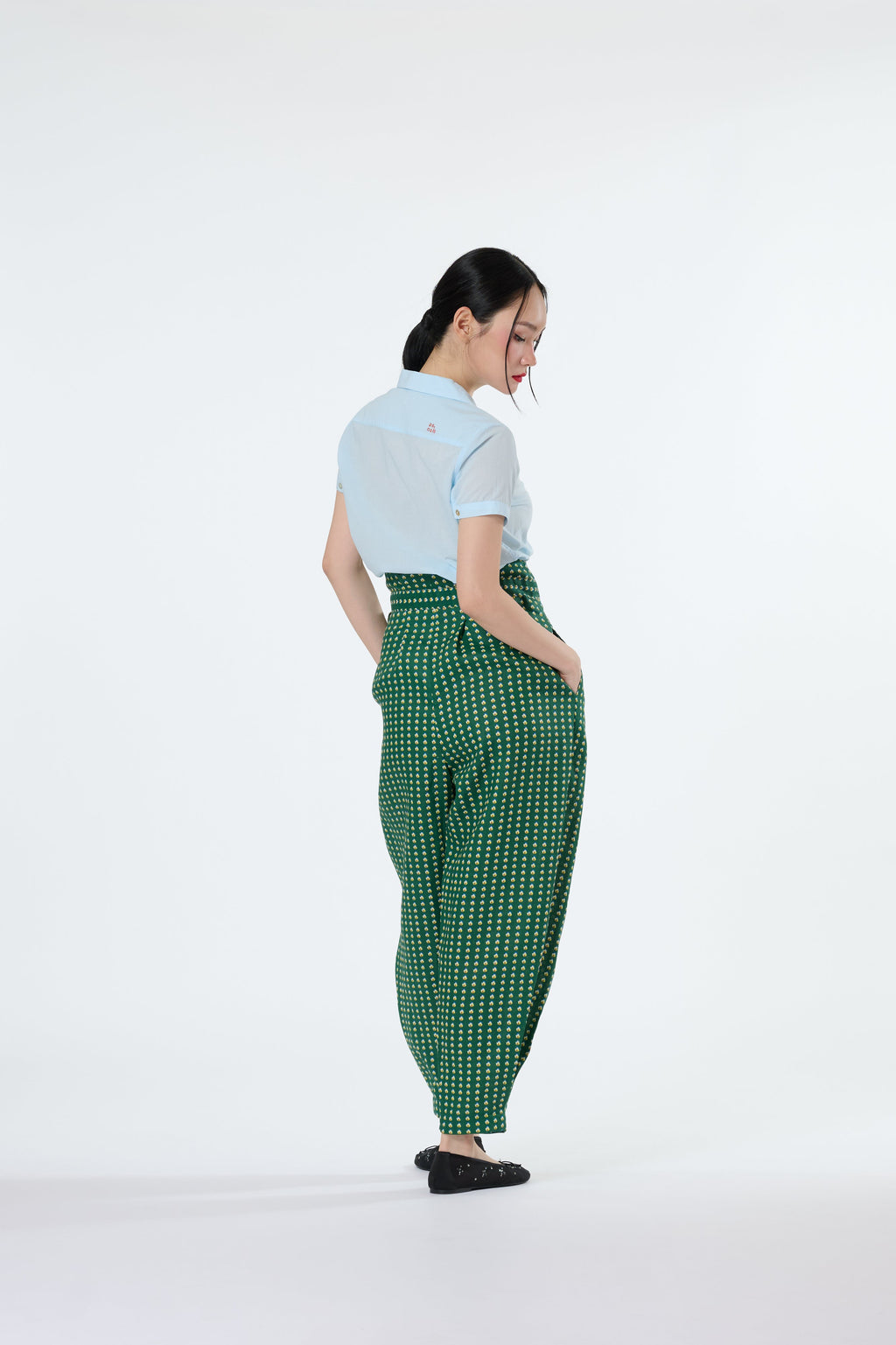 Narelle Trousers - I'm On Fire Green