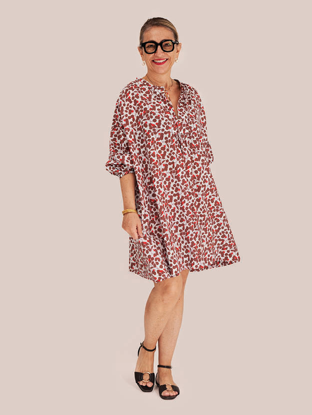 Daniella Tunic Long - Petals Bitter Sweet