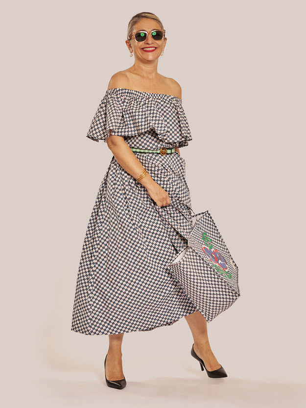 Ruffle Top - Tempting Tiles Dragonfly
