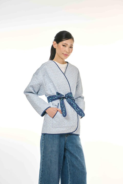 Reversible Vest - Dancing Lady Cobalt