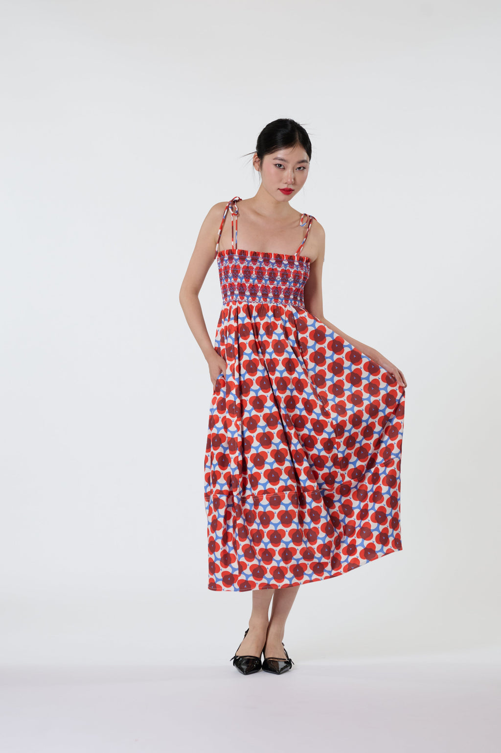 Smock Dress - Love On Top Red