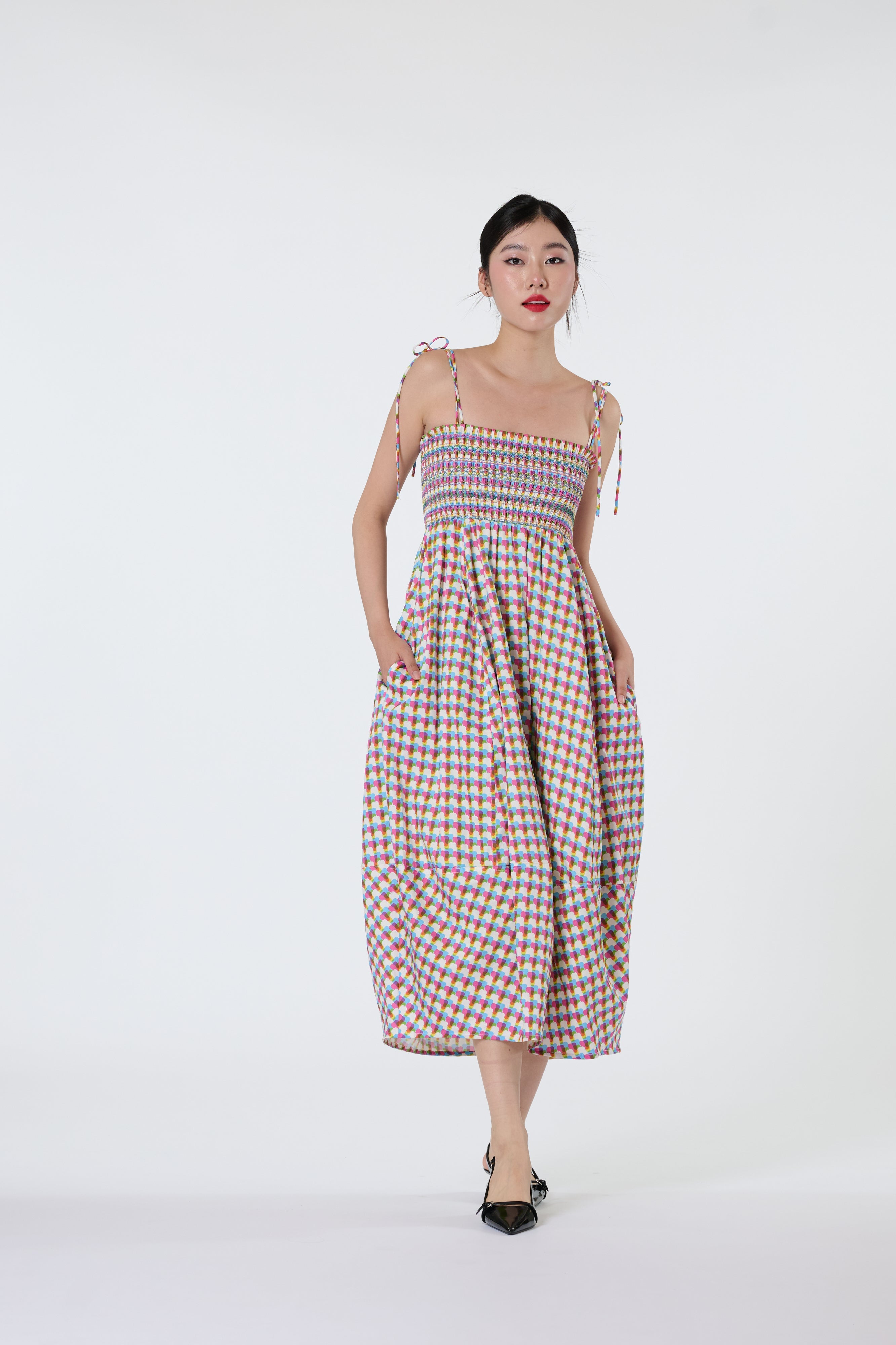 Smock Dress - Face & Grace Pink