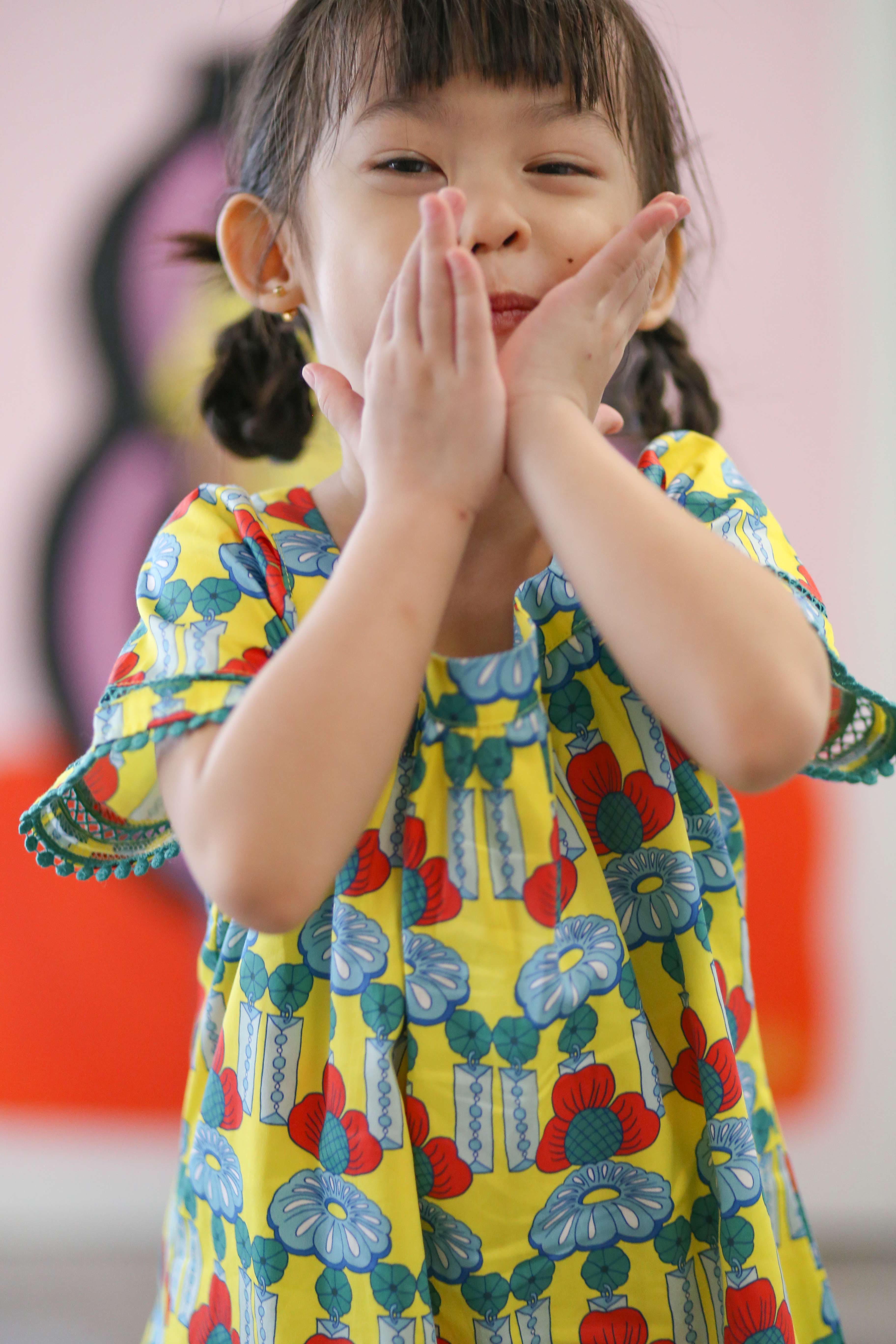 Girls Sunshine Dress - Crystal Blossom Yellow