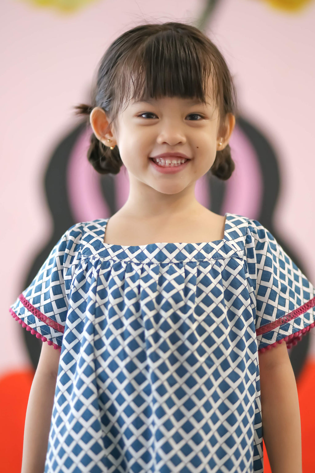 Girls Sunshine Dress - Love Lace II Blue