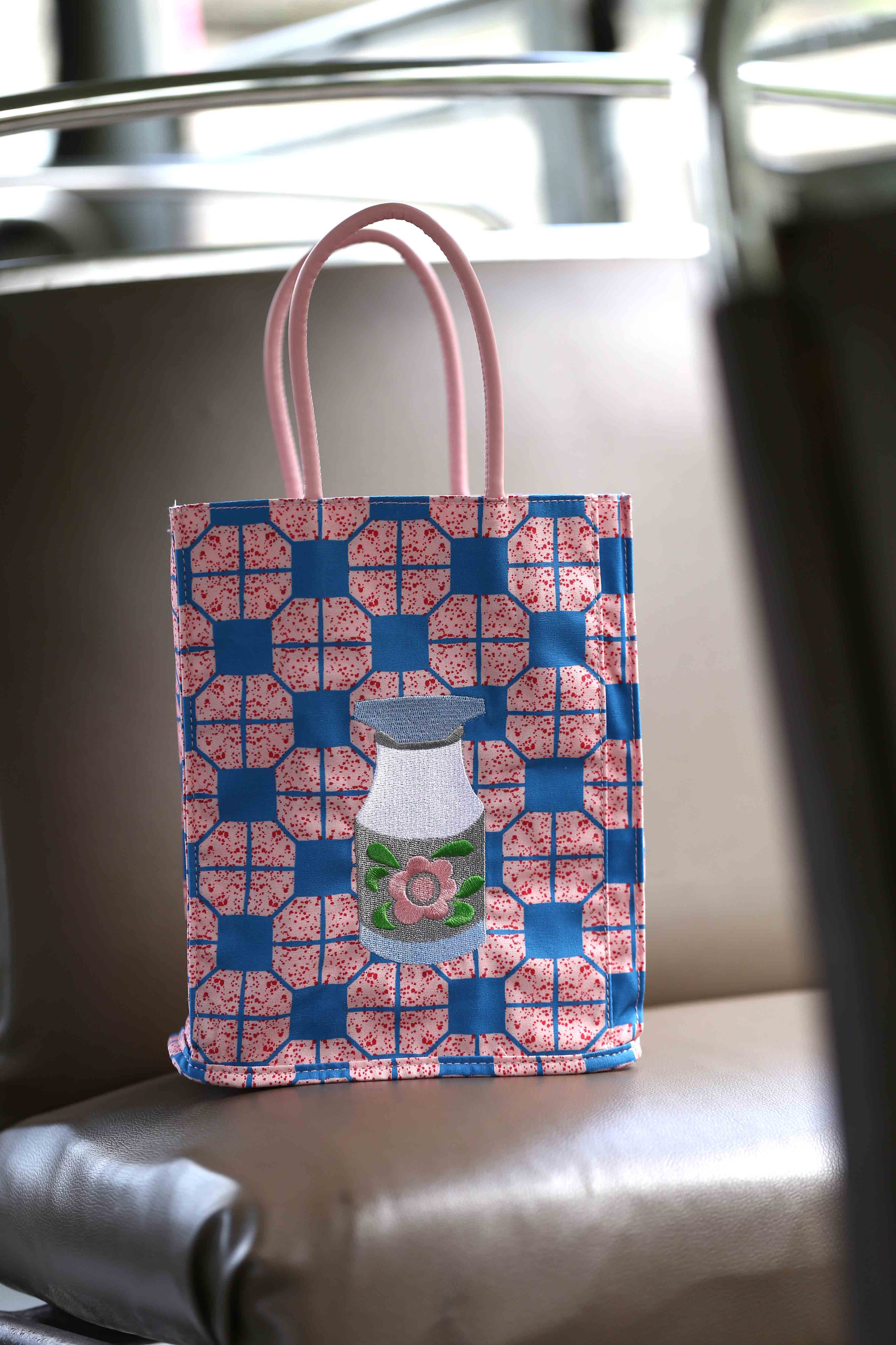 Susu Bag - Tapau Tile Pink