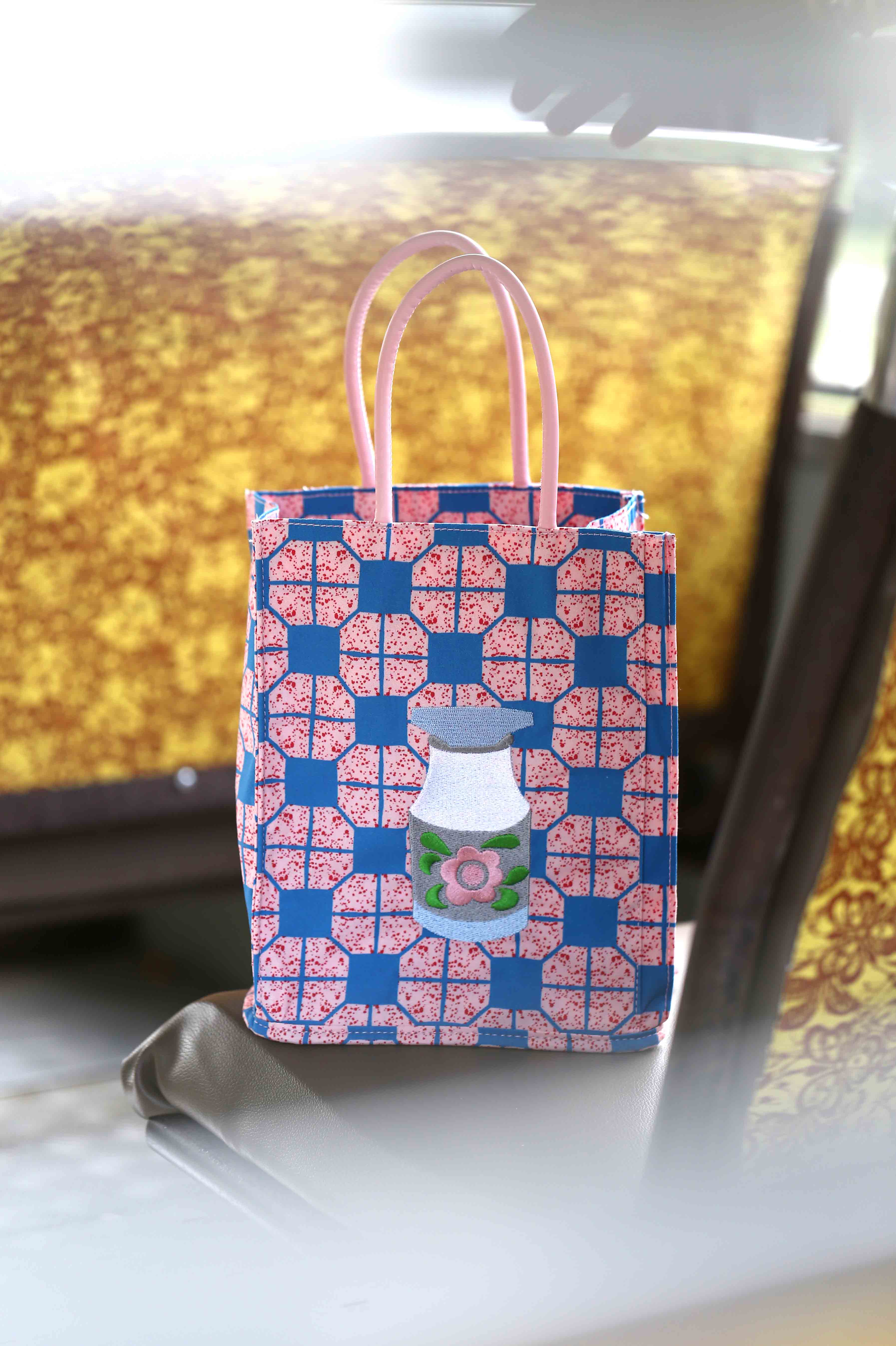Susu Bag - Tapau Tile Pink