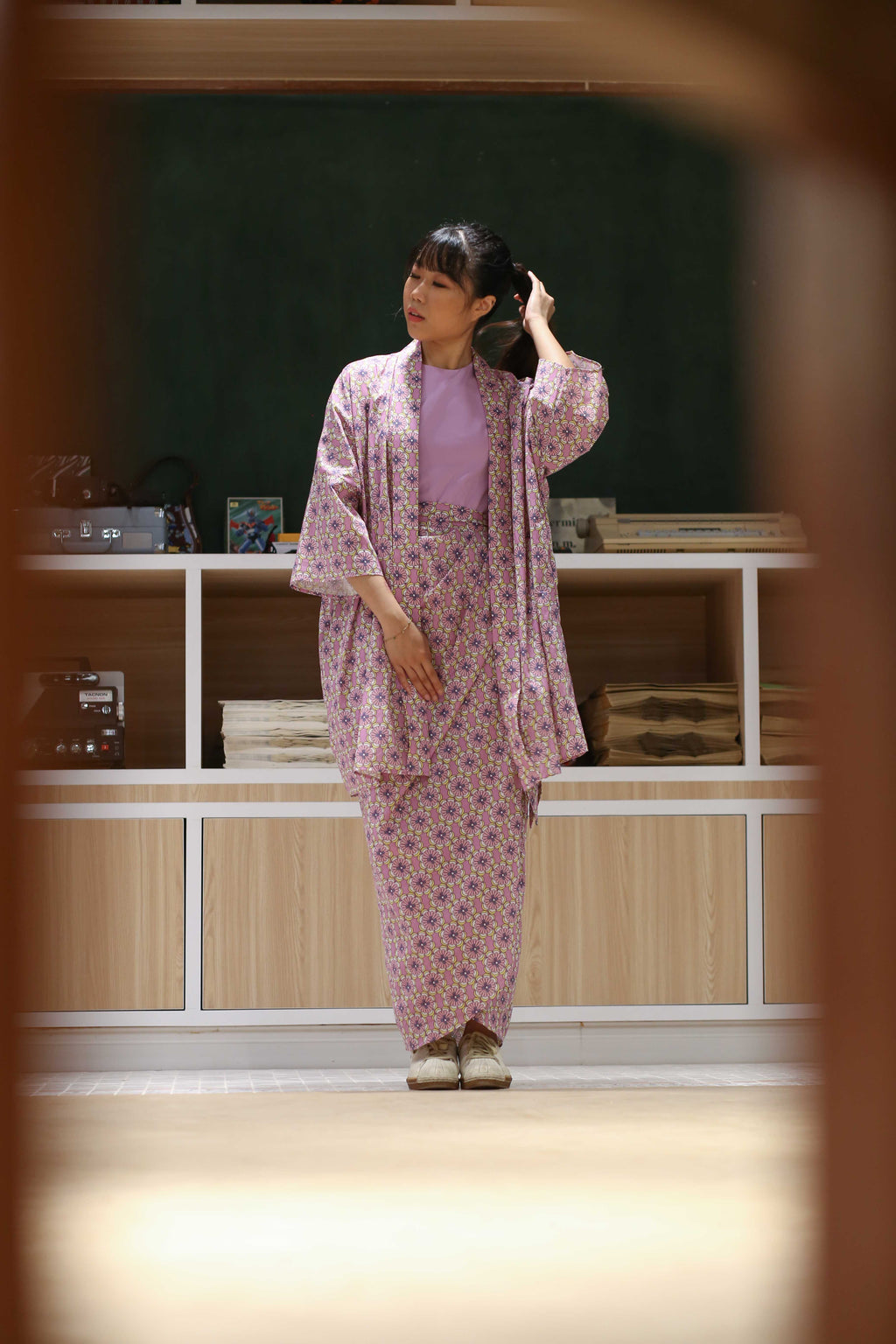 Kimono Kebaya - Paper Petals Lavender (Top only)