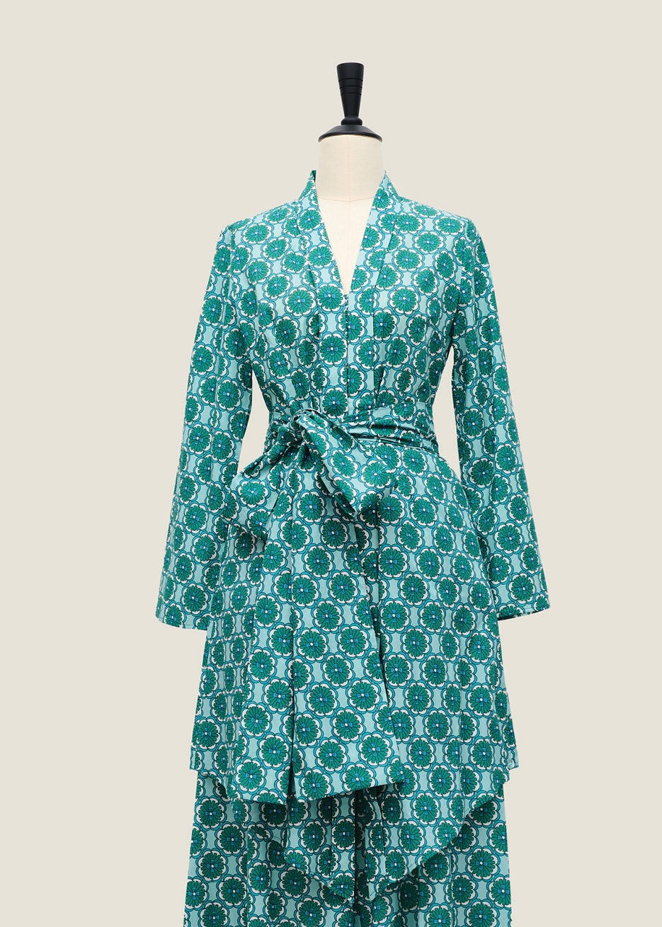 Who’s Wearing The Kebarung - Paper Patels Celadon (Top only)
