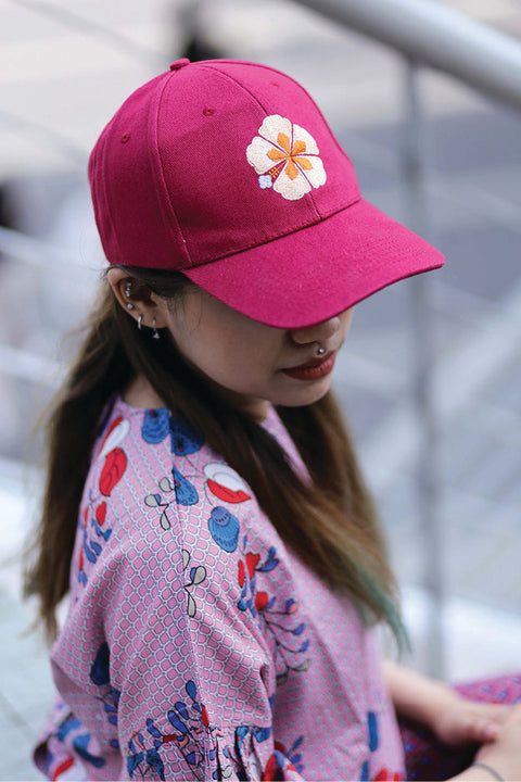 Bunga Raya Cap - Maroon – Nala International