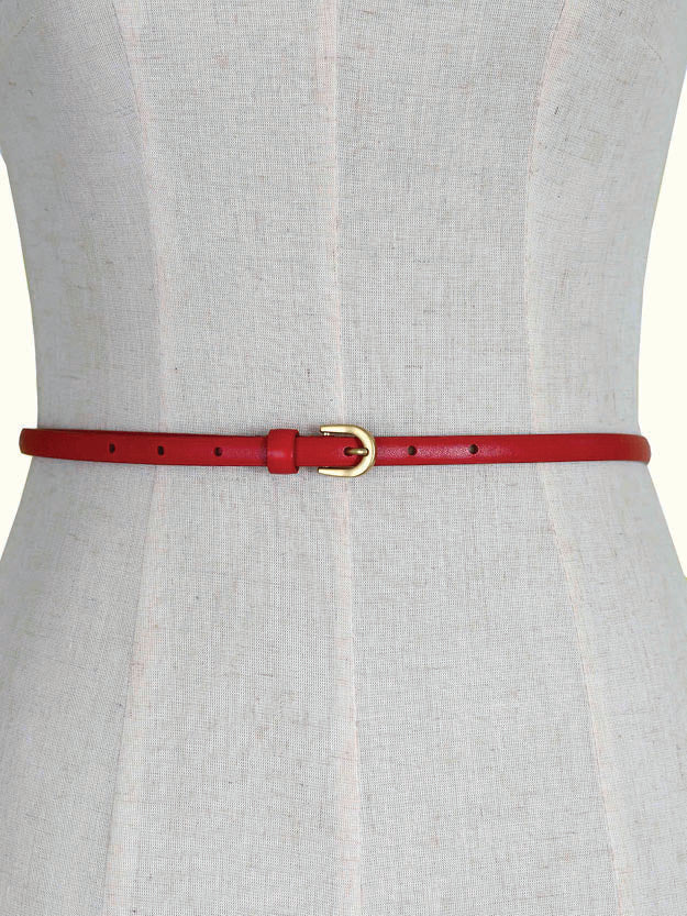 Ribbon Belt - Red