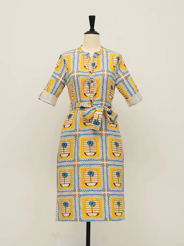Delhi Dress - Tropical Lace Sand