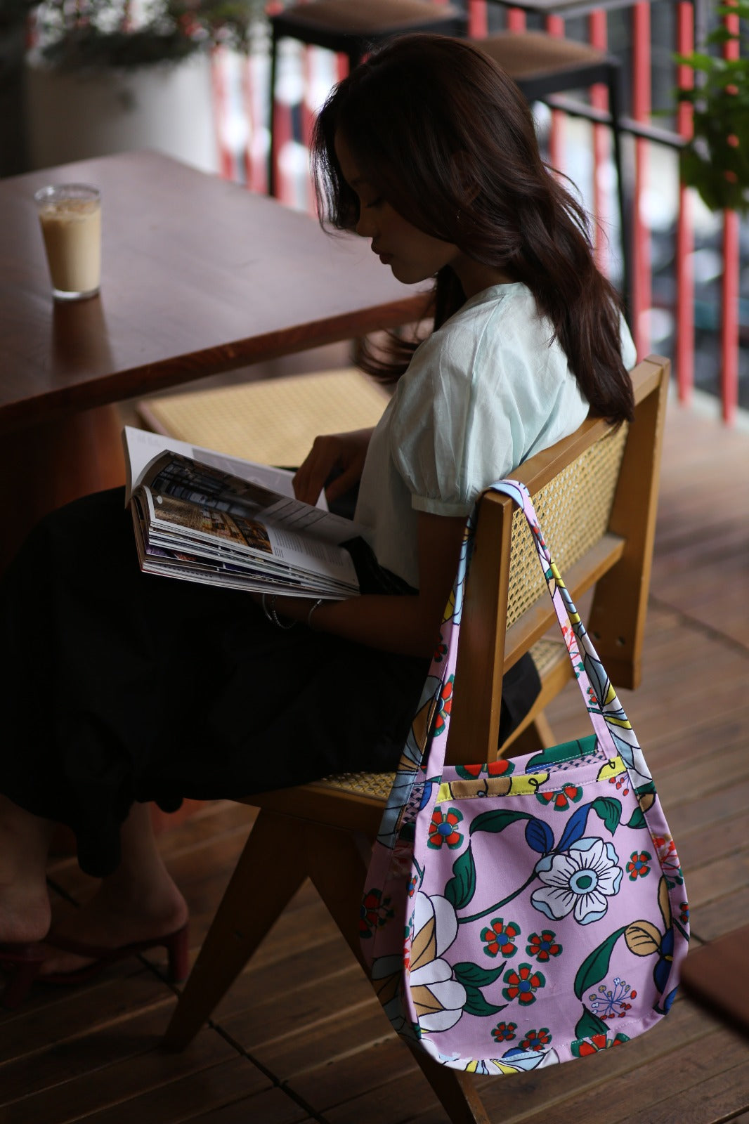 Gerald Bag - Bunga Raya Pink