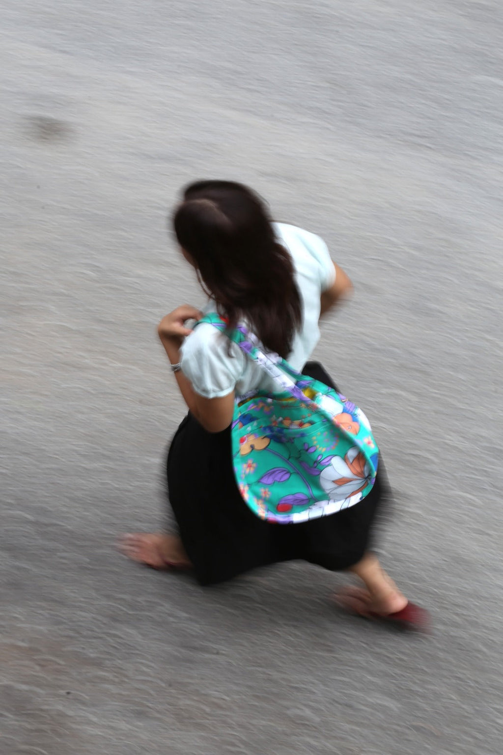 Gerald Bag - Bunga Raya Green