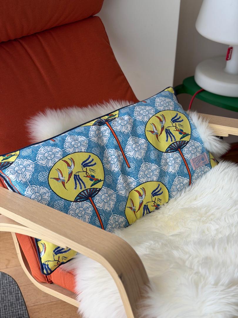Rectangular Cushion - Fan Yellow