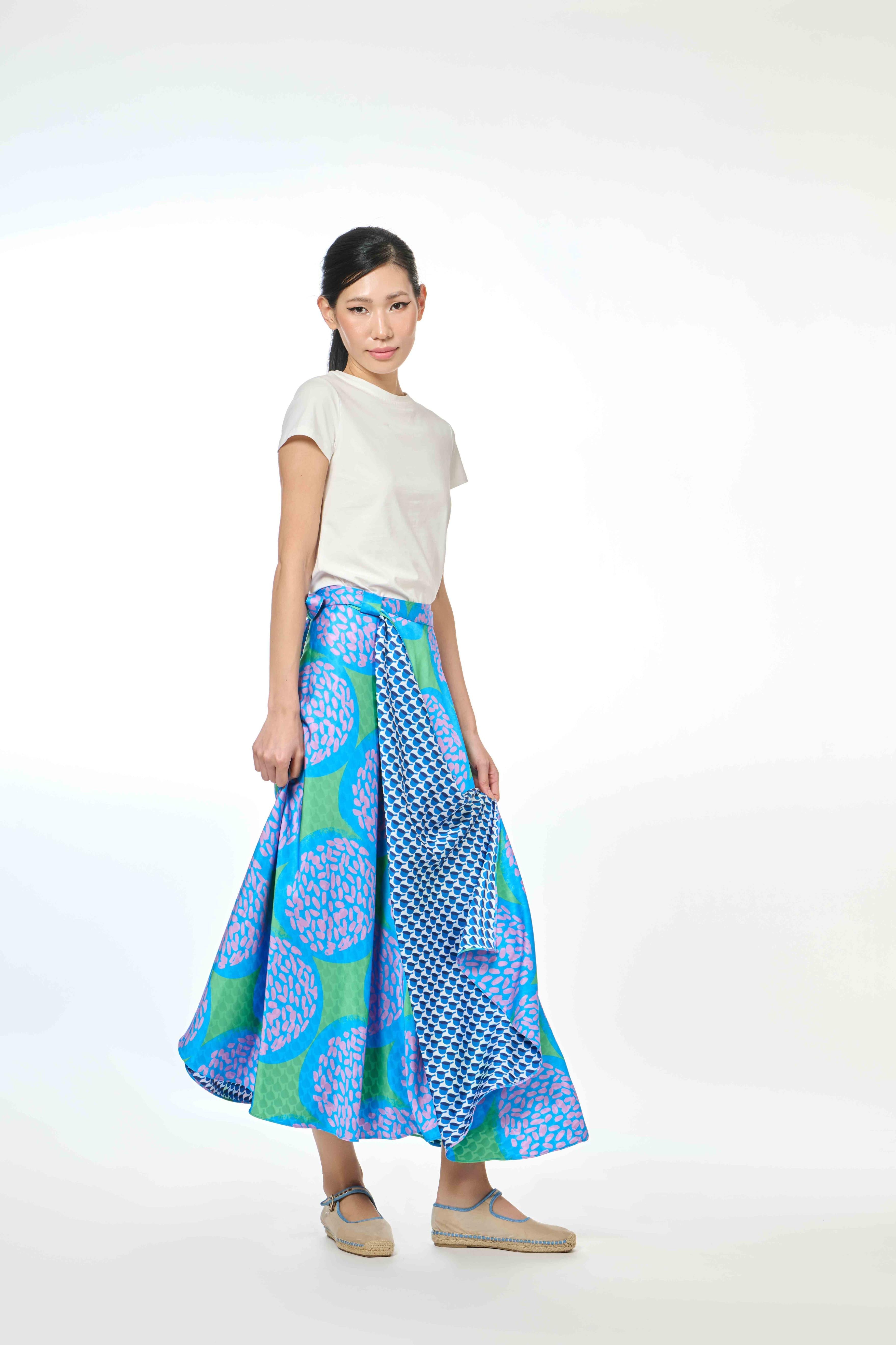 Wrap Skirt - Kuih Bom Grass Roots