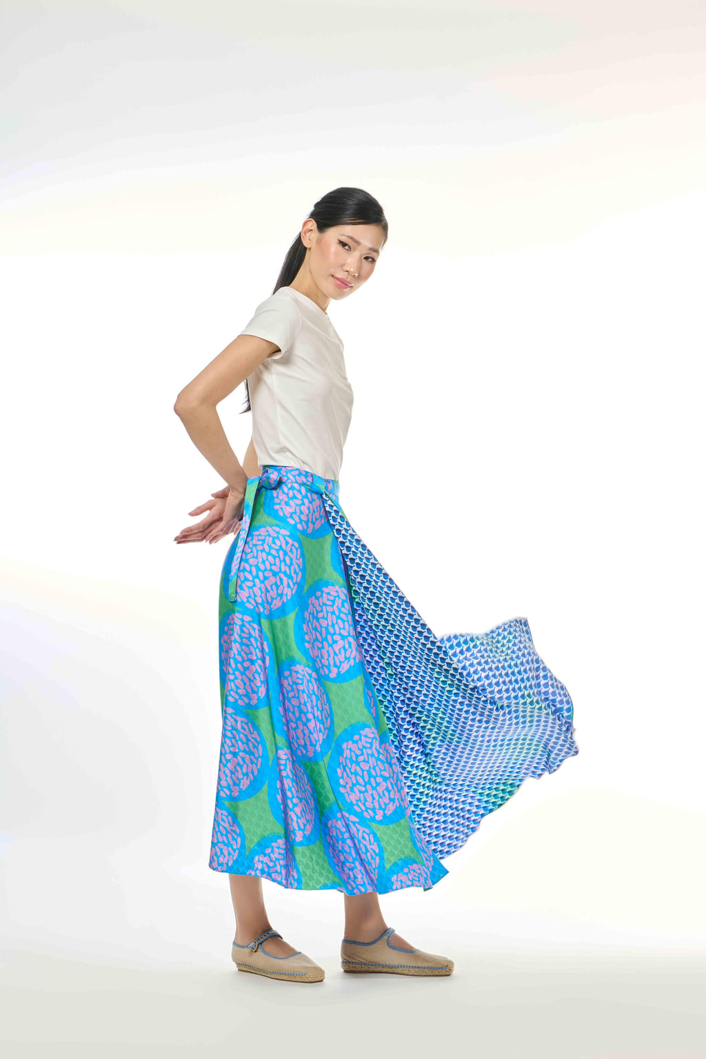 Wrap Skirt - Kuih Bom Grass Roots