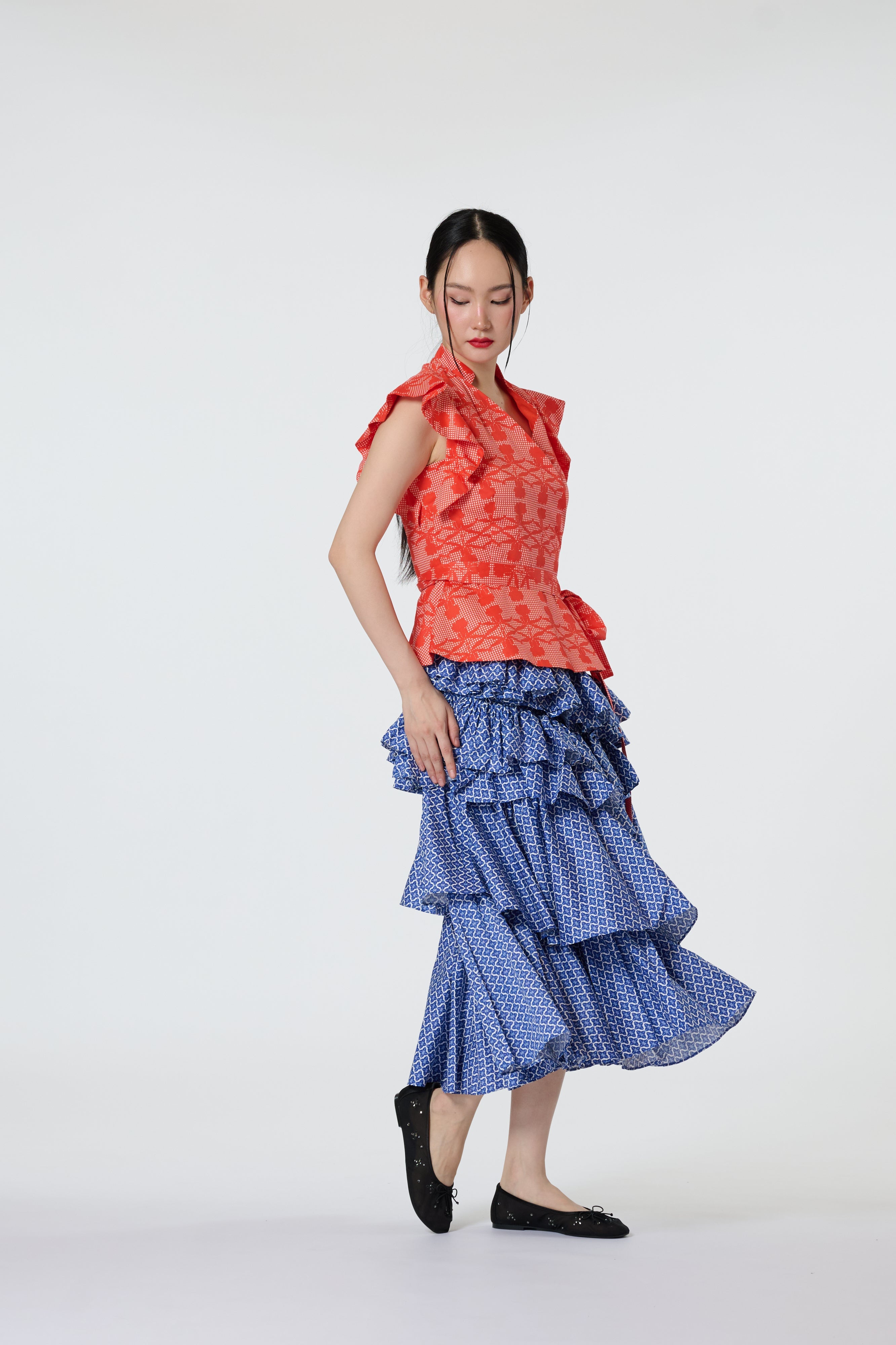 Barcelona Skirt - Sharp In Style Blue