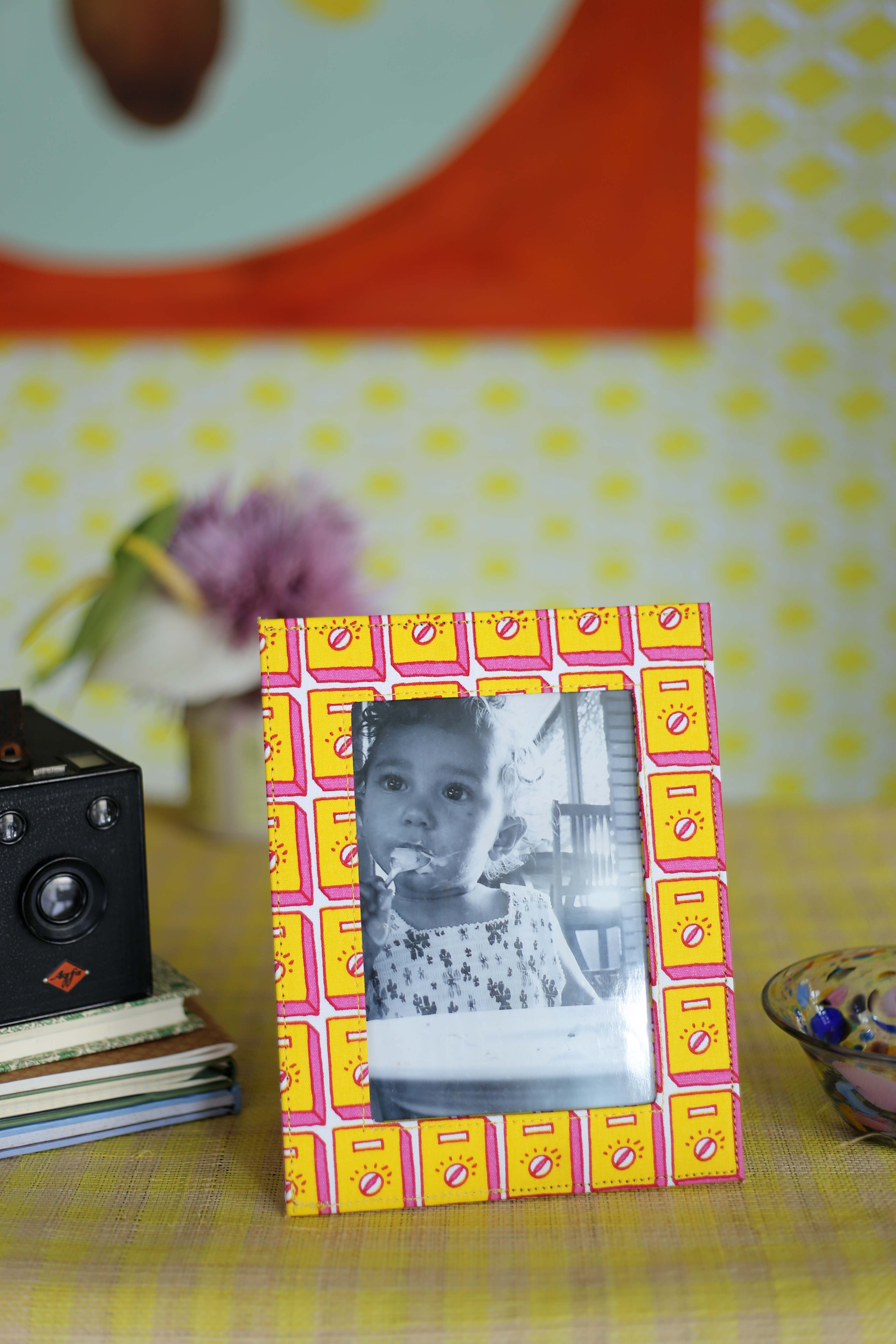 Kasturi Photo Frame - Switch Yellow