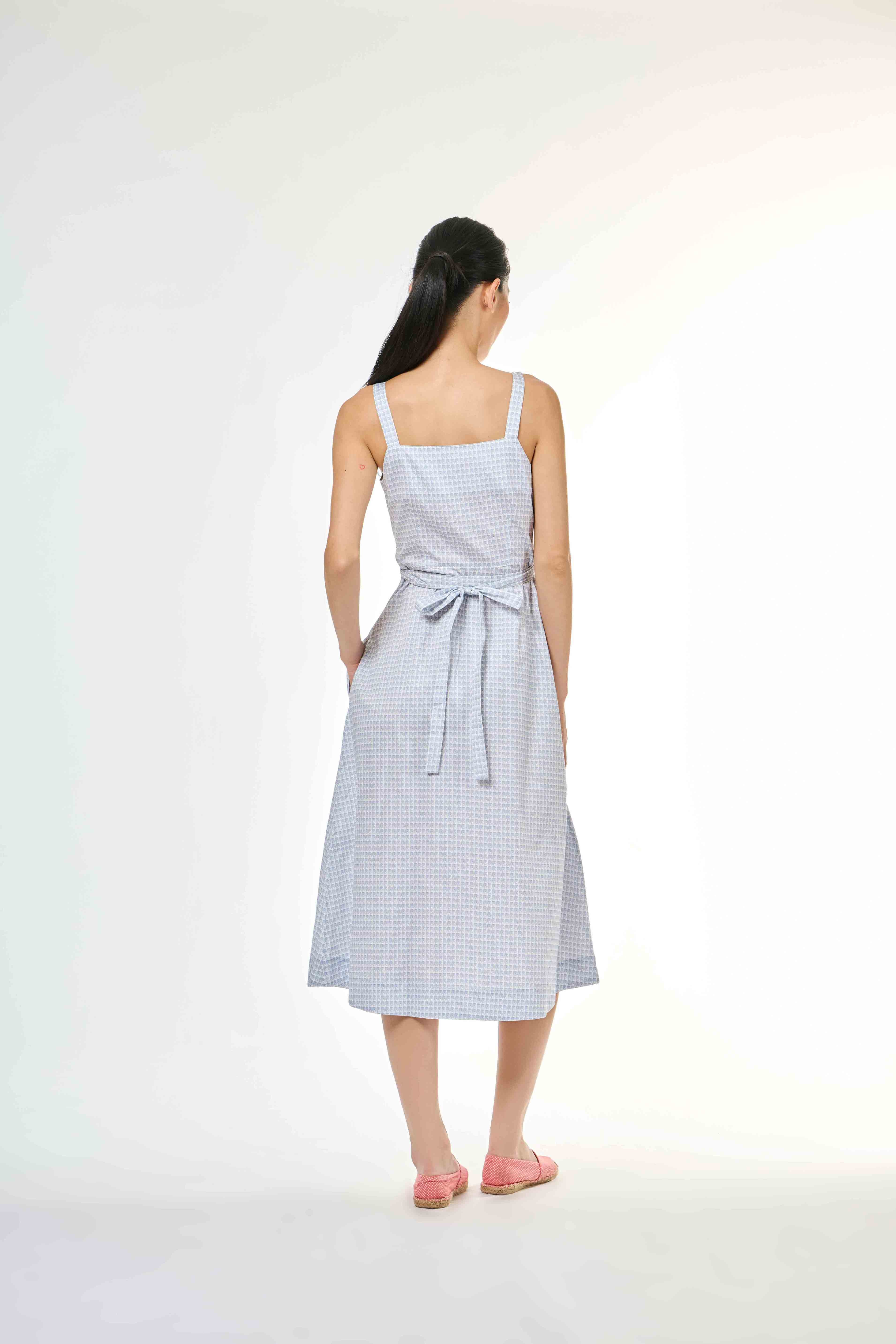 Zuzu Dress - Sila Duduk Blue