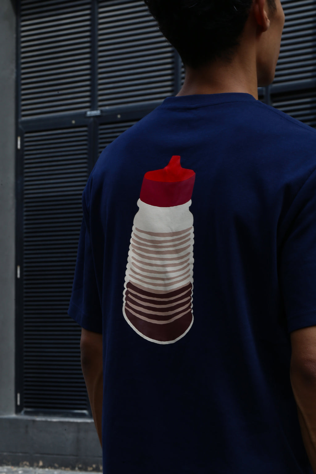 T-Shirt Red Soya - Navy Blue