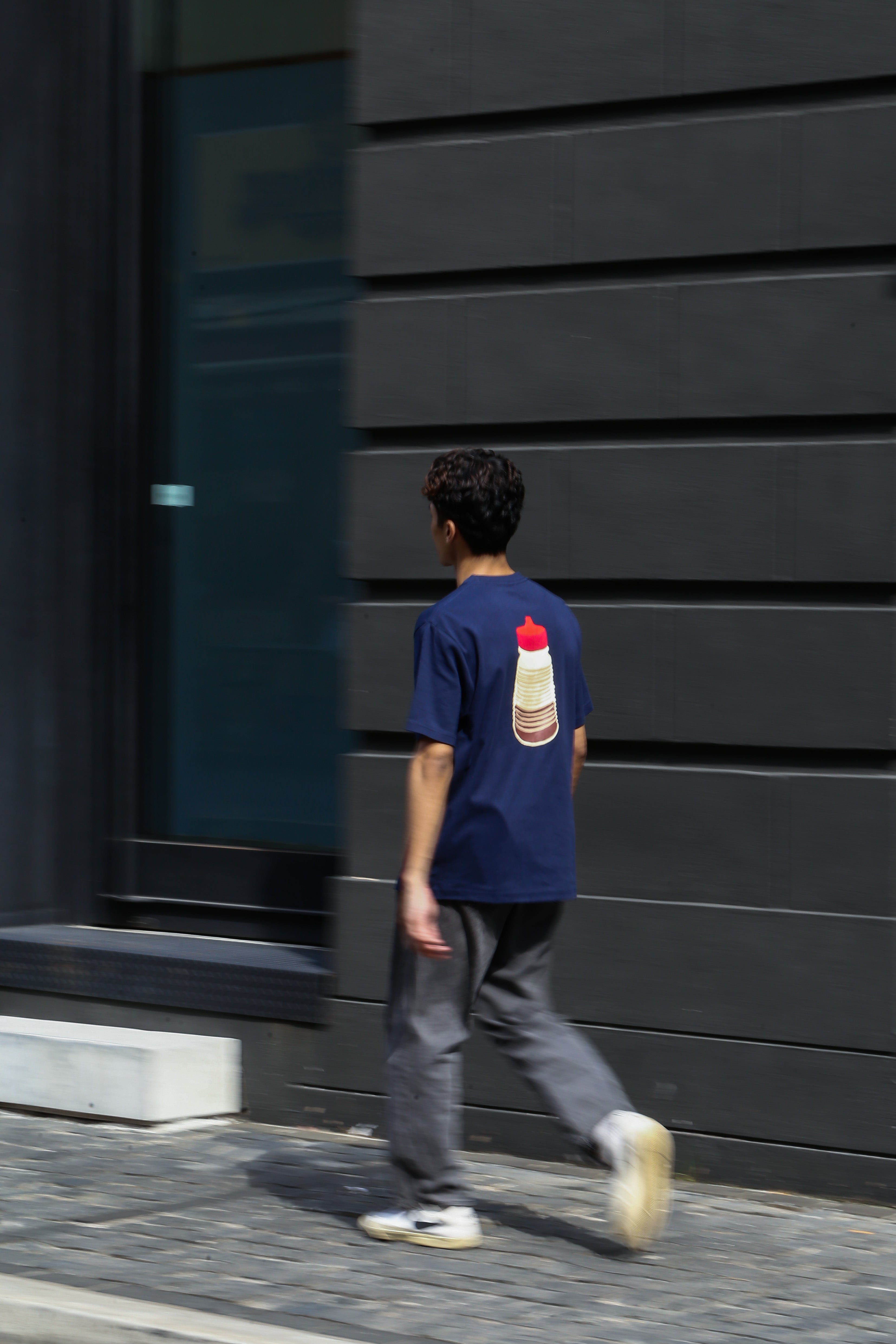T-Shirt Red Soya - Navy Blue